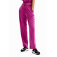 Desigual Wide-leg Sport Hosen "Blackberry Rose"