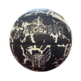 Balón Spalding Flight Crack Black White Rubber (Size  7)