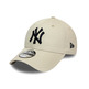 Gorra New Era New York Yankees Essential Beige 9FORTY