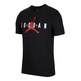 Jordan Air Wordmark T-Shirt "BlackRed"