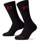 Jordan Essentials Crew Socken (3 Paare) "Black-Gym Red"