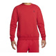 Jordan Essentials Männer Fleece Crew "Red"