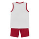 Konjunktiv Jordanien Infants HBR DNA Muscle Tank und Short "Gym Red-White"