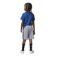 Set Jordan Infants JDB Court Air Tee + Short Mesh Set "Cemen Grey-True Blue"