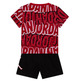 Jordan Infants JDB spielen AOP Tee Short Set "Black"