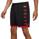 Jordan Jumpman Herren Graphic Knit Short "Black-Gym Red"