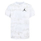 Jordan Kids Air JDB Clear Lane AOP Logo T-Shirt "White"