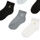 JDB für Kinder Alltag Essentials Knöchel 6 PPack Socken "Multi-Metallic"