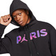 Jordan Paris Saint-Germain Full-Zip Fleece Hoodie "Black"