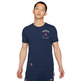 Jordan Paris Saint-Germain Logo Herren T-Shirt "Navy"