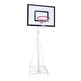 Spiel Baskets Minibasket Deluxe Monotubo Tube 100 Trasladable 2 Räder mit Warenkorb (ohne Brett, Hoop)