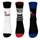 Nasa 3 Pair Pack Crew Socken "N22-Black-White"