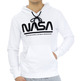 Nasa Logo Kapuzenpullover "N05H-White"