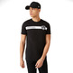 New Era Brooklyn Nets Team Logo Stripe Tee "Schwarz"