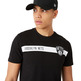 New Era Brooklyn Nets Team Logo Stripe Tee "Schwarz"