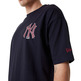 New Era MLB New York Yankees Großes Logo übergroßes T-Shirt