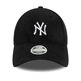 New Era MLB Womens NY Yankees Cosy 9FORTY Einstellbare Kappe "Schwarz "