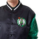 Neue Era NBA Boston Celtics Satin Bomber "Black-Kelly Green"