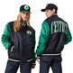 Neue Era NBA Boston Celtics Satin Bomber "Black-Kelly Green"