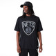 Neue Era NBA Brooklyn Netze Outline Mesh überdimensioniert Tee