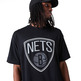 Neue Era NBA Brooklyn Netze Outline Mesh überdimensioniert Tee