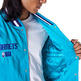 Neuzeit NBA Charlotte Hornets Satin Bomberjacke "Turquoise"