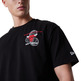 Neue Ära NBA Chicago Bulls Basketball Graphic Tee "Black"