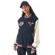 Neue Era NBA Chicago Bulls INJ Lifestyle Varsity Jacke "Schwarz "