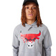 Neue Era NBA Chicago Bulls NBA Drip Logo Hoodie "Medium Gray"