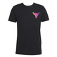 Neu Era NBA Chicago Bulls Neon Zurück Graphic Logo Tee "Schwarz"