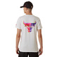 Neu Era NBA Chicago Bulls Neon Zurück Graphic Logo Tee "Weiß"