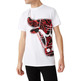 Neu Era NBA Chicago Bulls Öl Slick Infill Logo T-Shirt