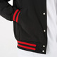 Neue Era NBA Chicago Bulls Patch Logo Bomber Jacke "Black"