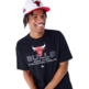 Neue Era NBA Chicago Bulls Tech Oversized T-Shirt "Black"