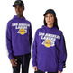 Neu Era NBA L.A. Lakers Cut und Sew überdimensional Hoodie