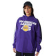 Neu Era NBA L.A. Lakers Cut und Sew überdimensional Hoodie