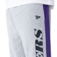 Neu Era NBA L.A Lakers Mesh Panel Grau entspannt Jogger