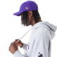 Neu Era NBA L.A. Lakers Mesh Panel Oversized Pullover Hoodie