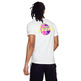 Neu Era NBA L.A Lakers Neon Zurück Graphic Logo Tee "Weiß"