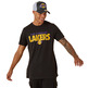 Neu Era NBA L.A Lakers Wordmark Court Infill T-Shirt "Black"