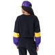 Neu Era NBA LA Lakers Damen Farbe Block Crop Crew Neck Sweatshirt