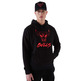 New Era NBA Official Chicago Bulls Metallic Logo Hoodie "Black-Red"