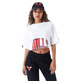 New Era NBA Team Chicago Bulls Womens Wordmark Crop T-Shirt