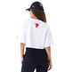 New Era NBA Team Chicago Bulls Womens Wordmark Crop T-Shirt