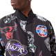 Neue Era NBA Team Logos All Over Print Bomber Jacket "Black"