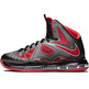 Lebron X "BlacRed Diamond" (006/black/red)