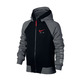 Nike Niño Air Hoodie Boys (091/carbon heather/black/university red)