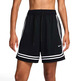 Nike Short Crossover Dri Fit 18 cm Frau "Black/White"