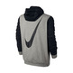 Nike Sportswear Hoodie Fz Flc Hybrid (063/dk grau/schwarz/schwarz)