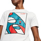 Puma Basketball Graphics Court Tee "White-Adriatic"